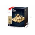 Sluban Model Bricks M38-B1365 M1A2 Abrams TUSK II 2in1 Battle Tank